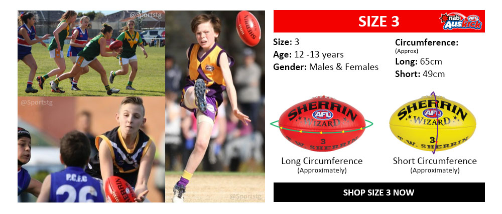 does size 5, 4, 3, 2, 1 and 20cm or Mini mean in regards to footballs and which one is best for me? – Sherrin